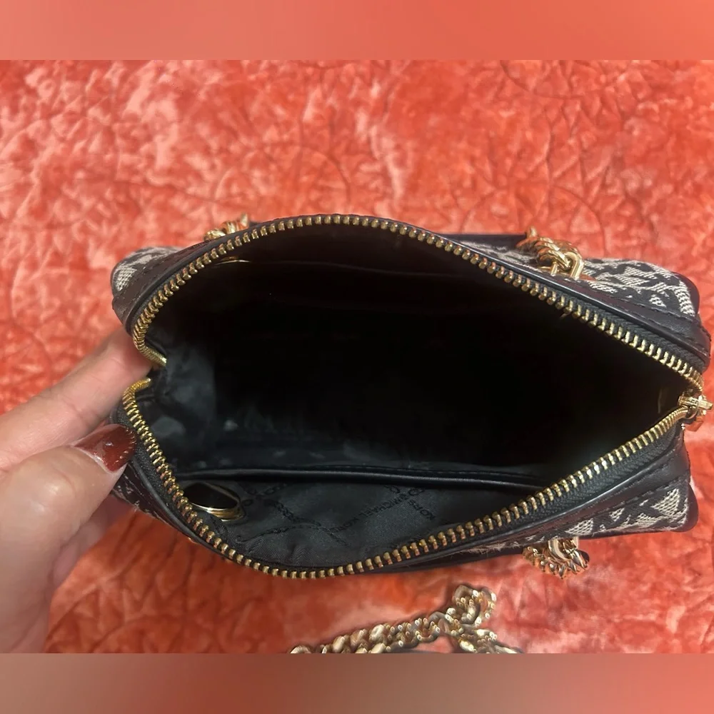 Michael Kors Blaire Extra-Small Logo Satchel in black - Picture 11 of 12